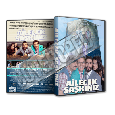 Ailecek Şaşkınız 2018 Türkçe Dvd Cover Tasarımı